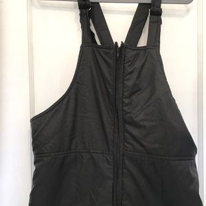 Vintage Women’s Black Insulated Ski Snow Bib Overall Pants Size Large